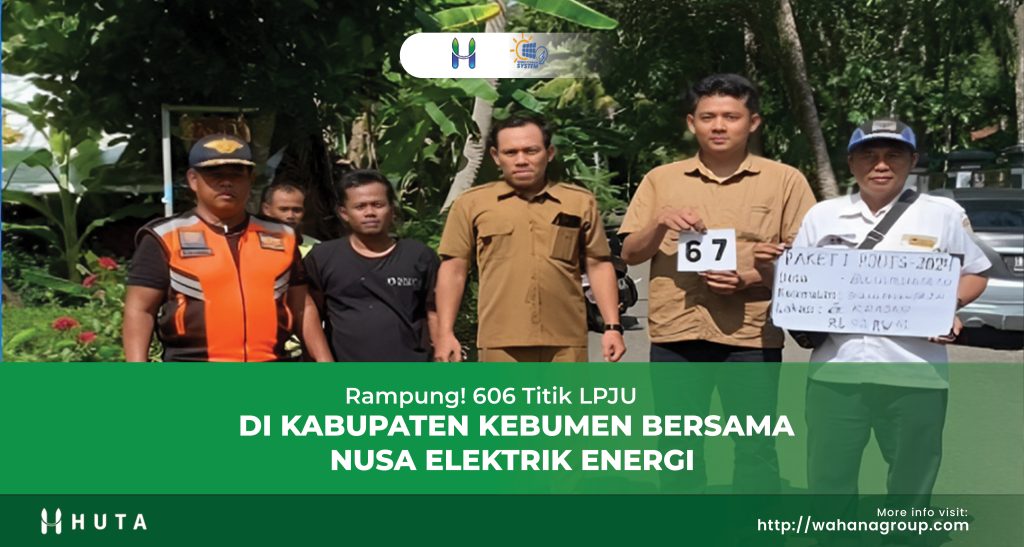 Rampung! 606 Titik LPJU di Kabupaten Kebumen bersama Nusa Elektrik Energi